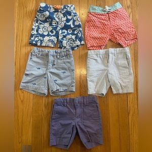 Assortment of crewcuts/gap swim trunks/shorts